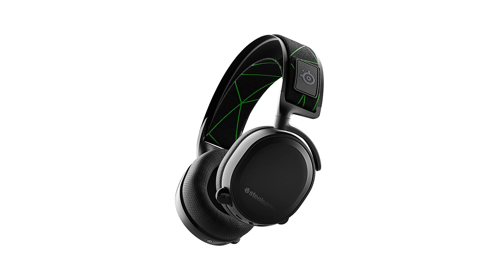 steelseries arctis 7x product image The SteelSeries Arctis 7X gaming headset in black against a white background.